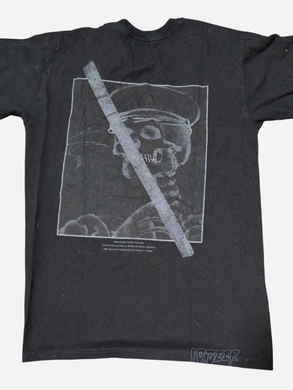 10' Deep ten feet deep Arrest The President black t-shirt Size S